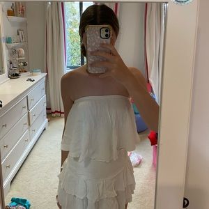 mustard seed romper with open back